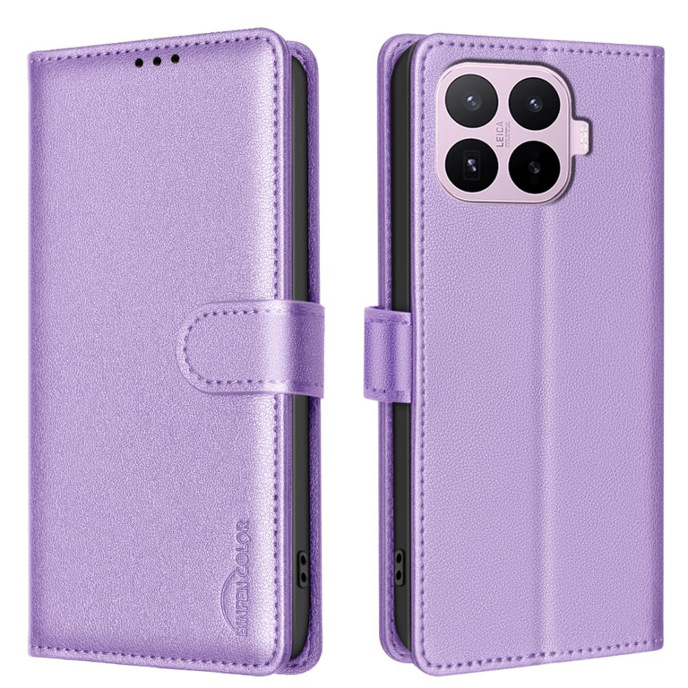 BINFEN BINFEN Xiaomi 17T Pro Fodral RFID Läder Lila