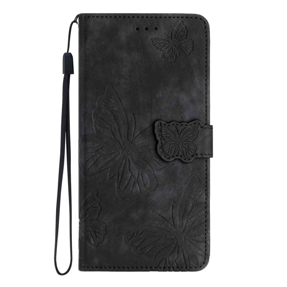  Sony Xperia 10 VII Fodral Fjäril Tryck Svart
