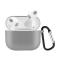  AirPods 3 Skal Silikon Karbinhake Grå
