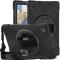  Galaxy Tab A8 10.5 Roterande X-Shape Hybrid Skal