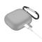  AirPods 3 Skal Silikon Karbinhake Grå