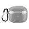  AirPods 3 Skal Silikon Karbinhake Grå