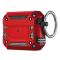  AirPods 4 Skal Med Karbinhake Hybrid Röd