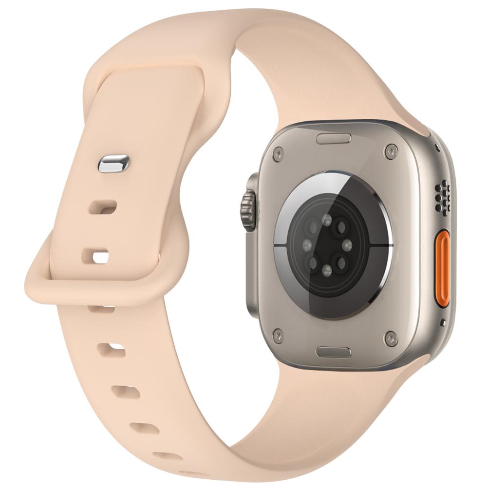 ColorPop Silikon Armband Butterfly Apple Watch 42/41/40/38 mm (S/M) Sand Pink