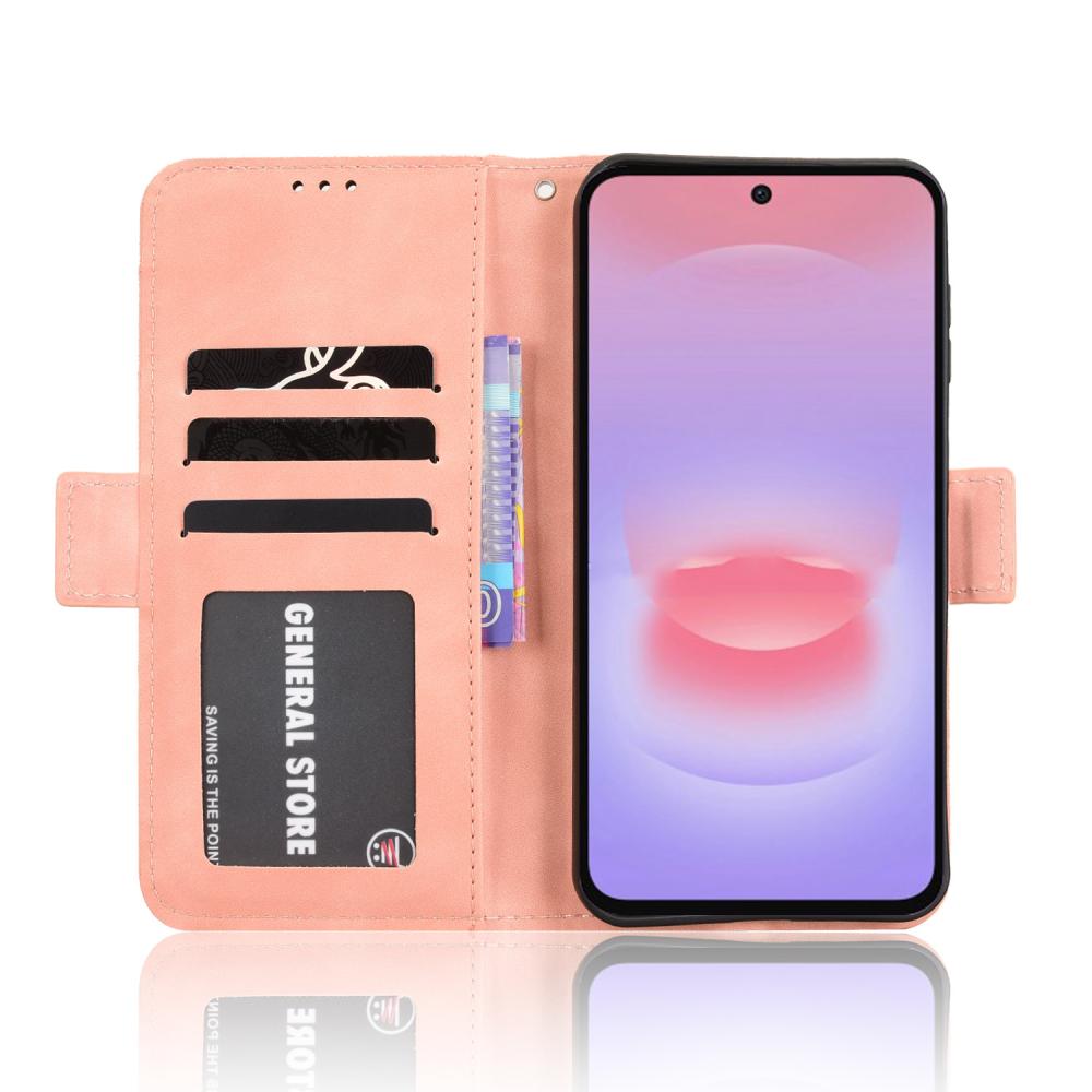  Samsung Galaxy A27 5G Fodral Med Avtagbart Kortfack Rosa