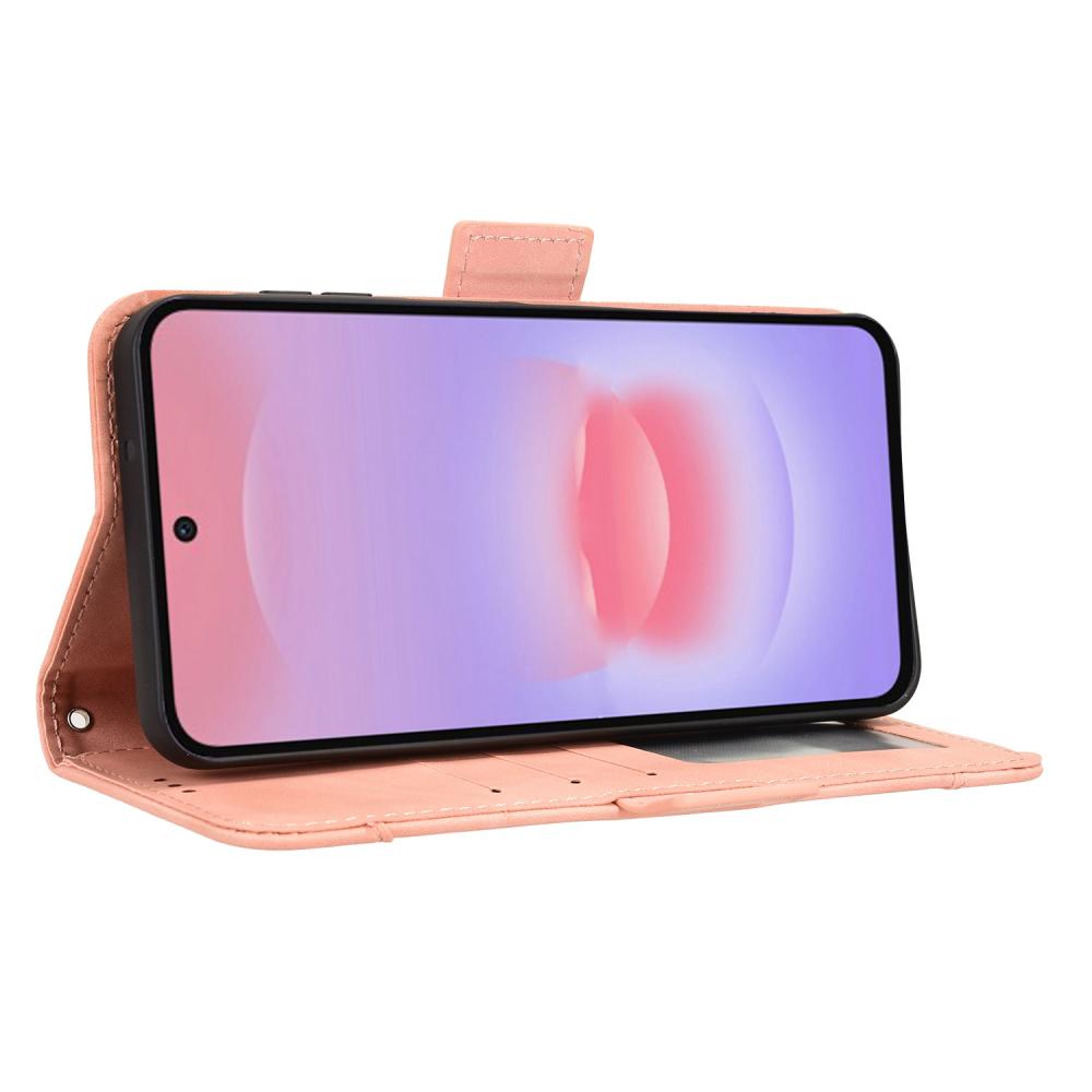  Samsung Galaxy A27 5G Fodral Med Avtagbart Kortfack Rosa