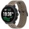  Klockarmband 22 mm Quick Release Silikon Brun