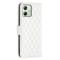  Motorola Moto G54 5G Fodral Diamond Läder Vit