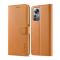 LC.IMEEKE LC.IMEEKE Xiaomi 12 Pro Fodral Läder Brun