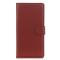  Motorola Moto G04 4G/G24 4G Litchi Läder Fodral Brun