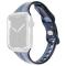  Apple Watch 38/40/41/42 mm CrystalFlex TPU Armband Mörk Blå