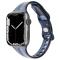  Apple Watch 38/40/41/42 mm CrystalFlex TPU Armband Mörk Blå