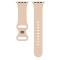 ColorPop Silikon Armband Butterfly Apple Watch 42/44/45/46/49 mm (S/M) Sand Pink