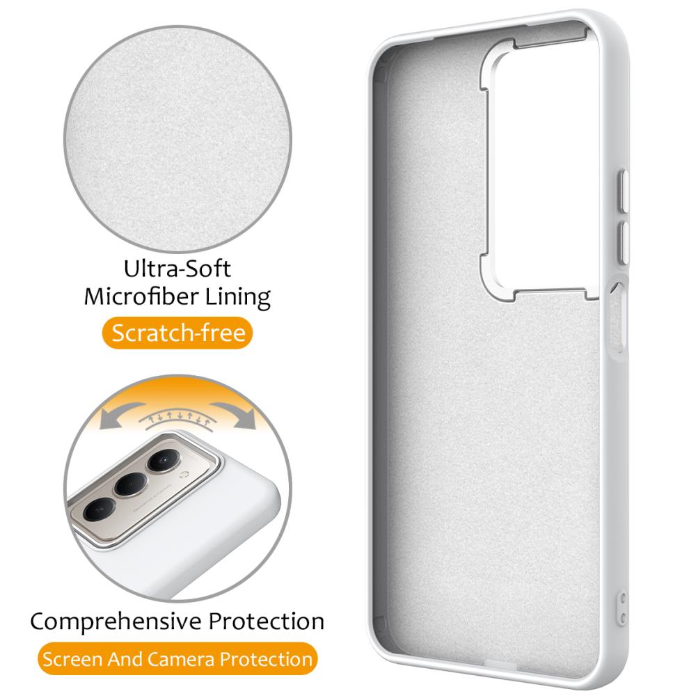  Samsung Galaxy A36 5G Skal MagSafe Kickstand Hybrid Vit