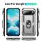  Google Pixel 10 / 10 Pro Skal Armor Ring Hybrid Silver