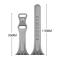  Apple Watch 38/40/41/42 mm CrystalFlex TPU Armband Grön