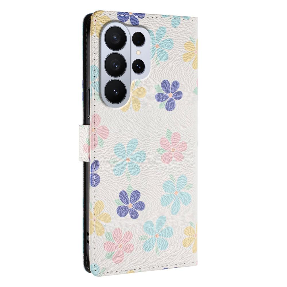  Samsung Galaxy S26 Ultra Fodral Med Tryck Färgglada Blommor