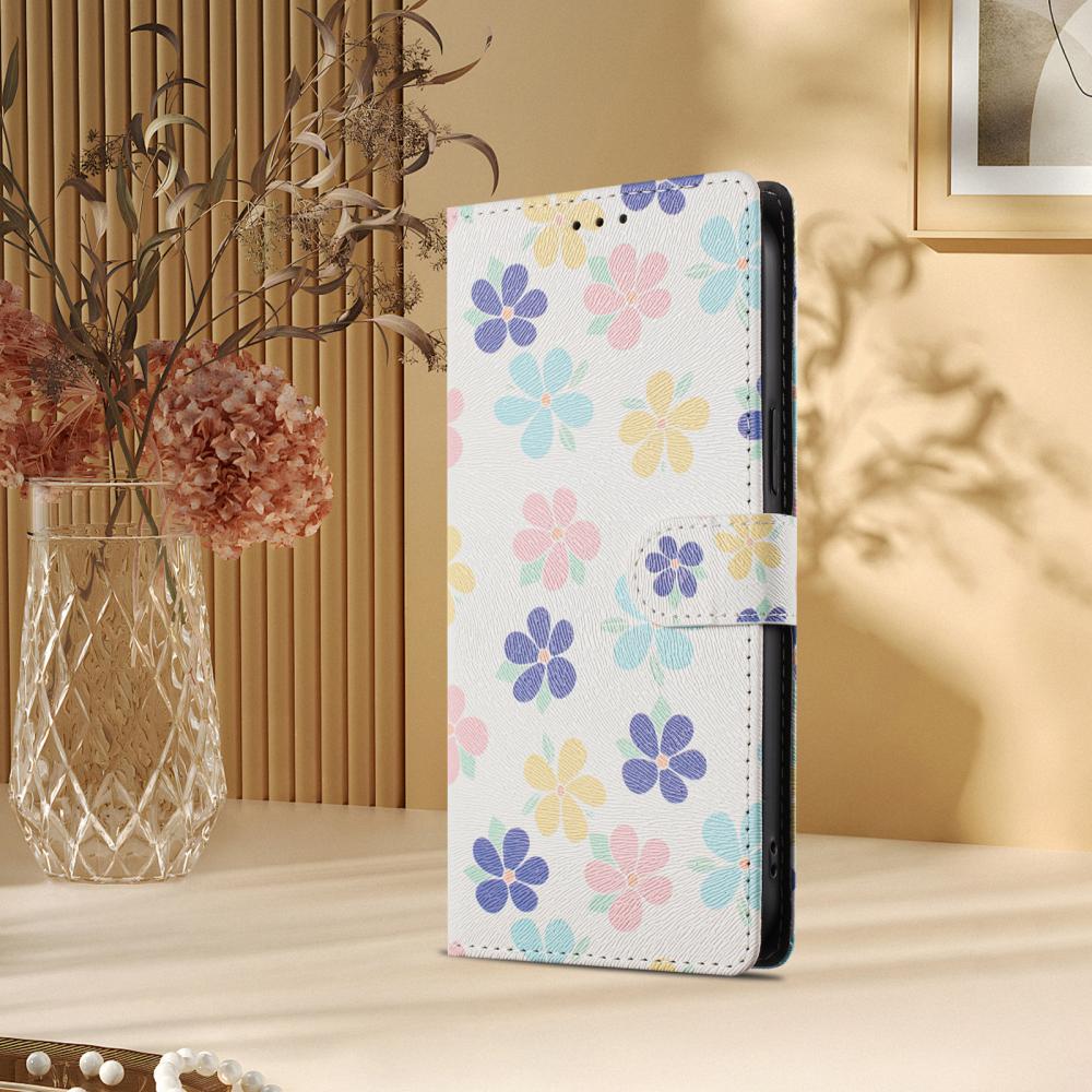  Samsung Galaxy S26 Ultra Fodral Med Tryck Färgglada Blommor