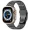  Apple Watch 42/44/45/46/49 mm Armband Steel Svart
