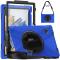  Galaxy Tab A8 10.5 Roterande X-Shape Hybrid Skal