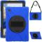  Galaxy Tab A8 10.5 Roterande X-Shape Hybrid Skal