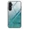  Samsung Galaxy A05s 4G Skal Marmor Härdat Glas Green Ocean