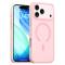  iPhone 17 Pro Skal MagSafe Skin Feel Frosted Rosa