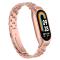  Xiaomi Smart Band 8 Lyxigt Metallarmband Roséguld