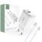 Tech-Protect Tech-Protect 20W Väggladdare PD Inkl. USB-C - USB-C Kabel Vit