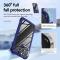  iPhone 16 Pro Skal Shockproof Hybrid Armor Blå