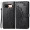  Google Pixel 8A Mandal Läder Fodral Svart