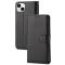  iPhone 15 Plus Fodral Crazy Horse Svart