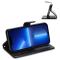  iPhone 15 Plus Fodral Crazy Horse Svart