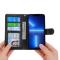  iPhone 15 Plus Fodral Crazy Horse Svart