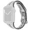  Apple Watch 42/44/45/46/49 mm CrystalFlex TPU Armband Svart