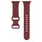 ColorPop Silikon Armband Butterfly Apple Watch 42/41/40/38 mm (M/L) Vinröd