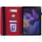  Samsung Galaxy Tab A8 10.5 (2021) Fodral Tryckt Flower Röd