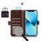  Xiaomi 13 Pro 5G Fodral Krokodil Textur Brun