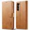 LC.IMEEKE LC.IMEEKE Samsung Galaxy S23 Plus Fodral Läder Brun