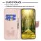  Galaxy S24 Ultra Fodral Med Fjäril Tryck Roséguld