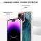  iPhone 16 Pro Skal TPU Marmor Grön