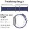 ColorPop Apple Watch 42/41/40/38 mm Armband Ocean Wave Midnight Blue
