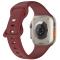 ColorPop Silikon Armband Butterfly Apple Watch 42/41/40/38 mm (S/M) Vinröd