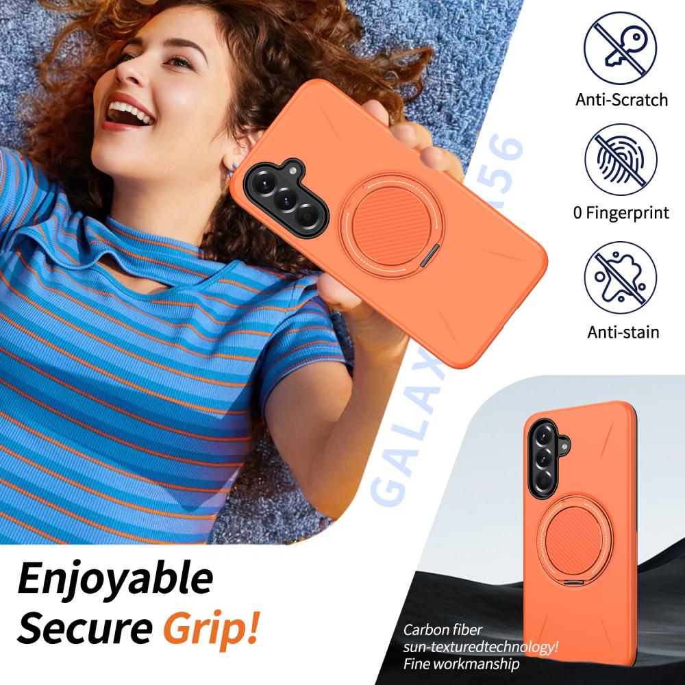  Samsung Galaxy A27 5G Skal Magsafe Kickstand Orange