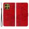  Motorola Moto G86 Power/G86 5G Fodral Fjäril Tryck Röd