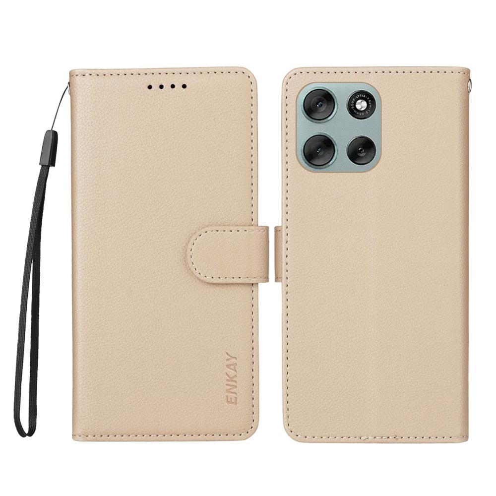 ENKAY ENKAY Motorola Moto G86 Power/G86 5G Fodral RFID Beige