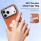 DUX DUCIS DUX DUCIS iPhone 17 Pro Max Skal PU-Läder Prästkrage Orange