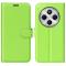  Xiaomi Redmi 14C Fodral Litchi Läder Grön