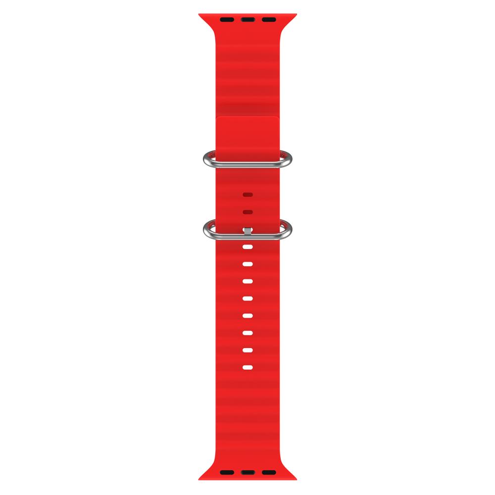 ColorPop Apple Watch 42/41/40/38 mm Armband Ocean Wave Röd