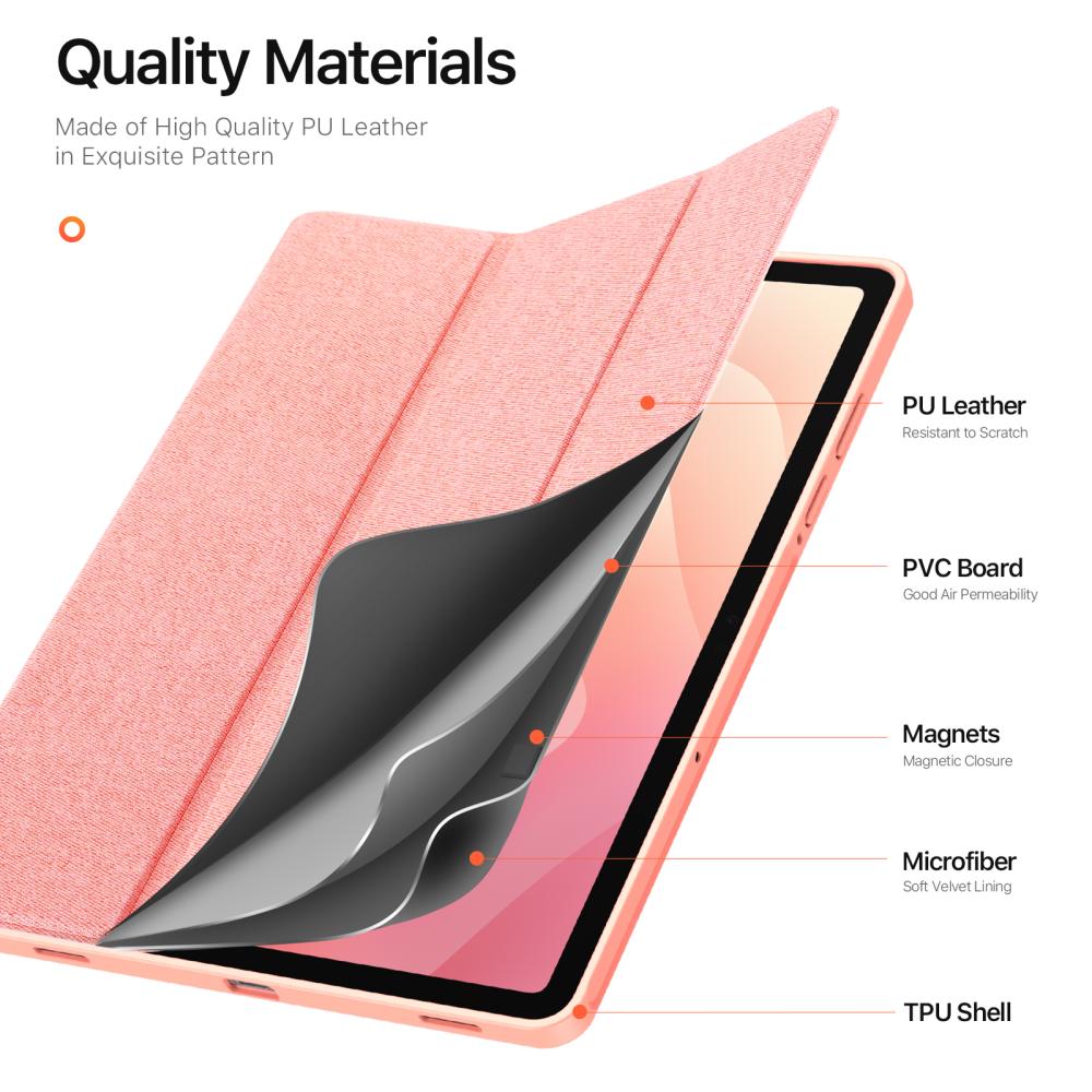 DUX DUCIS DUX DUCIS Galaxy Tab S11 Fodral DOMO Tri-Fold Rosa